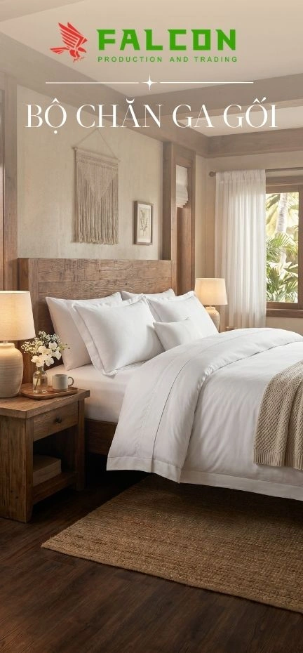 Danh mục bộ chăn ga gối khách sạn chất lượng